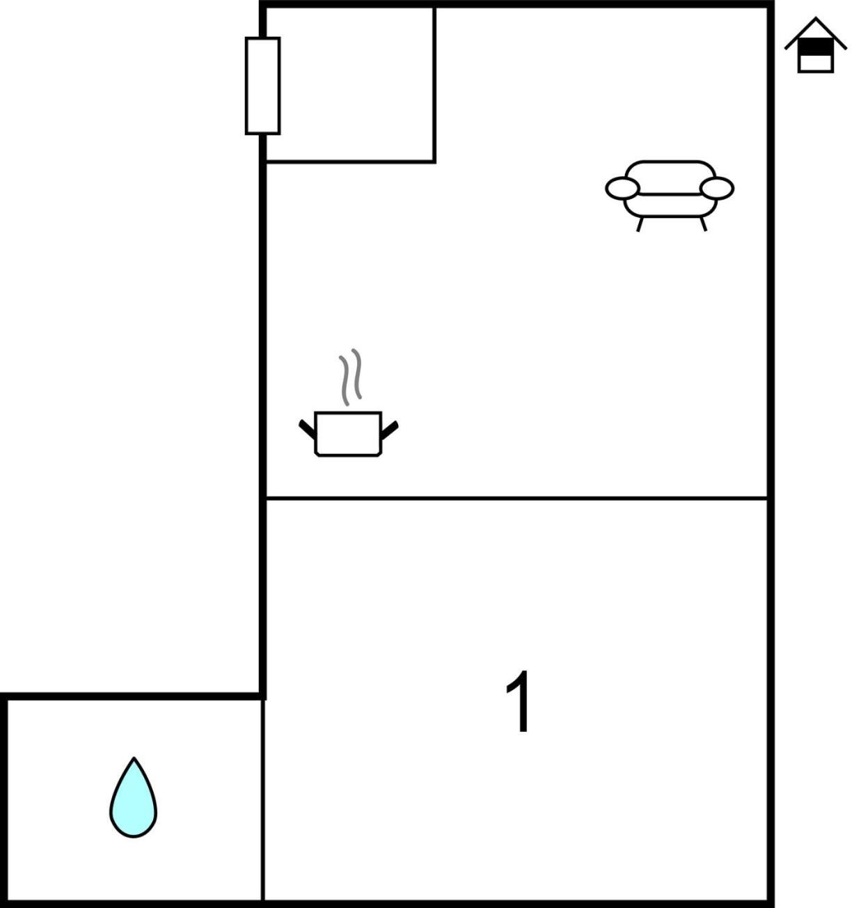 1 Bedroom Nice Apartment In Senj Senj  Ngoại thất bức ảnh
